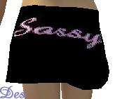 Black Sassy Skirt