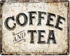 coffe tea sign