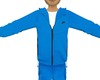 Blue nk tech hoodie Blue nk tech hoodie
