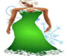 Green Snowflake Gown