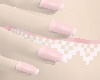 light pink f nails