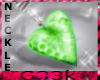 g33k+Flirty Heart+ Green