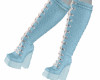 Rene Boots - Powder Blue