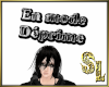 *En mode déprime  M/F