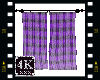 4K Purple/Black Curtain