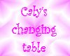 Caly's Changing table