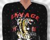 Savage Tank Top Blk.