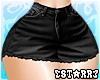 Jean shorts BBL Black