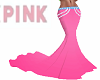 Long pink Mermaid Skirt