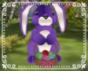 purple bunny w/ egg
