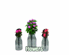 3 bouquets in water