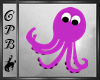 Purple Octopus Decal