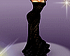 serena black long dress