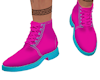 Pink Teal Dress Shoes