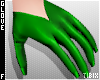 V Gloves Dark Green