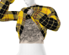 Yellow Checkered Sweater