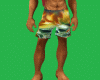 Fireskull swims trunk