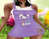 Lilac Easter Overalls{RL