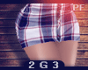 2G3. Plaid Skirt BM