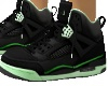 Green Jordans