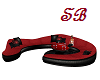 SB* Sofa Red Leather~