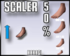 Foot Scaler Resizer 50%
