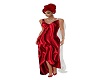 *Ney* Drape Gown Red