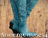 Western Boots Blue