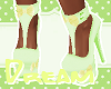 Bunny Green Heels