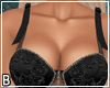 Black Sheer Corset Top