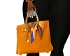 BIRKIN LEATHER BOW PURSE