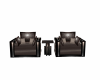 classy brown s/s chairs