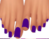 Purple ToeNails