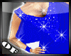 Blue Sexy Mini Dress