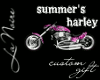 Summer's Purple Harley
