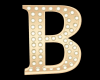 Marquee Letter B