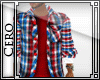 C | ™ PlaidVibe Red-Top