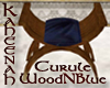 K-CURULE CHAIR WoodNBlue