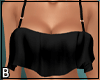 Black Ruffle Top