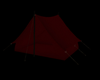 Poseless Red Canvas Tent