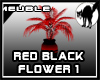 Red black Flower 1