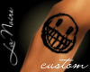 Euro's Smiley Tattoo