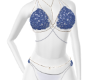 Be-Dazzle Blue Bikini
