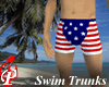PB Patriotic Swim Trunks