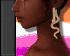 Snk. Gold Earring