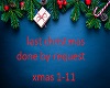 last christmas xmas 1-11
