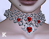 valentines choker