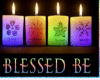 Blessed Be Color Candles