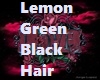 LemonGreenBlack Hair