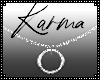 Karma Necklace - Silver